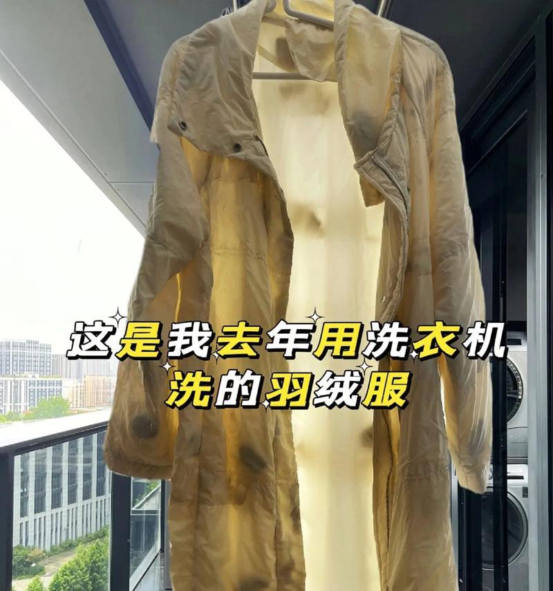 如何正确使用洗衣机清洗羽绒服（羽绒服洗涤指南）