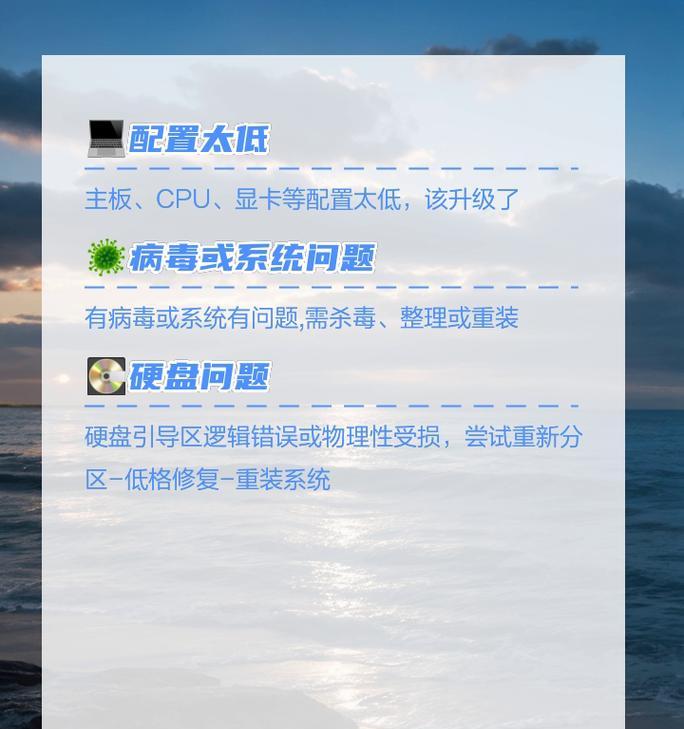 电脑无法正常关机怎么办？如何排查原因？